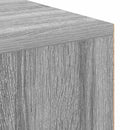 vidaXL Asztal polcokkal Szürke Sonoma 102 x 50 x 75 cm Faanyag