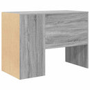 vidaXL Asztal polcokkal Szürke Sonoma 102 x 50 x 75 cm Faanyag