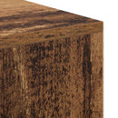 vidaXL Asztal polcokkal tárolóval Öreg fa 102 x 50 x 75 cm Faanyag