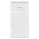 vidaXL Oldalszekrény fiókkal Fehér 38 x 34,5 x 75 cm Faanyag