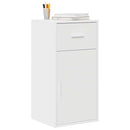 vidaXL Oldalszekrény fiókkal Fehér 38 x 34,5 x 75 cm Faanyag
