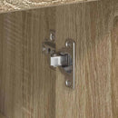 vidaXL Oldalszekrény fiókkal sonoma tölgy 38 x 34,5 x 75 cm Faanyag