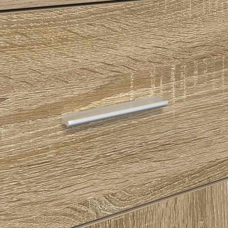 vidaXL Oldalszekrény fiókkal sonoma tölgy 38 x 34,5 x 75 cm Faanyag