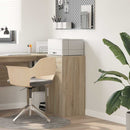 vidaXL Oldalszekrény fiókkal sonoma tölgy 38 x 34,5 x 75 cm Faanyag