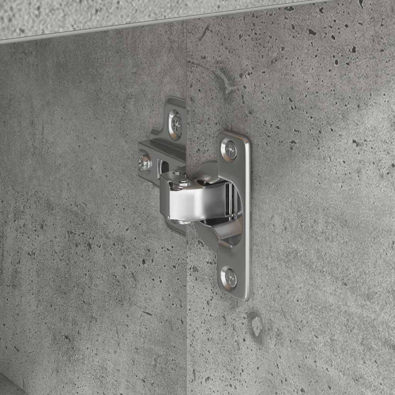 vidaXL Oldalszekrény fiókkal Beton szürke 38 x 34,5 x 75 cm Faanyag