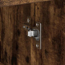 vidaXL Oldalszekrény fiókkal Füstölt tölgy 38 x 34,5 x 75 cm Faanyag