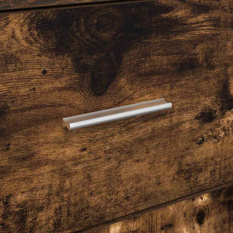 vidaXL Oldalszekrény fiókkal Füstölt tölgy 38 x 34,5 x 75 cm Faanyag