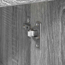 vidaXL Oldalszekrény fiókkal Szürke sonoma 38 x 34,5 x 75 cm Faanyag