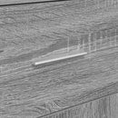 vidaXL Oldalszekrény fiókkal Szürke sonoma 38 x 34,5 x 75 cm Faanyag