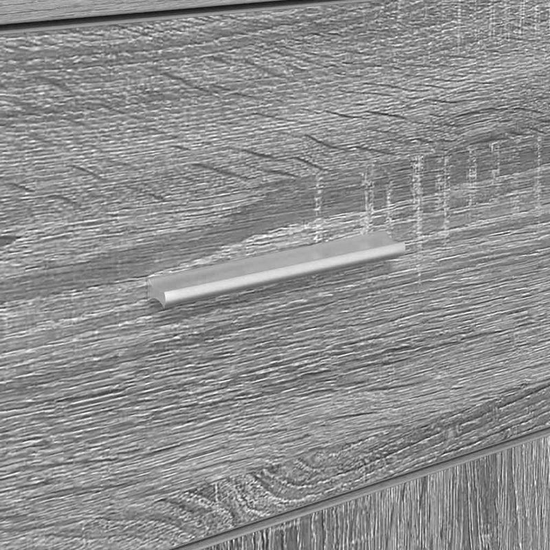 vidaXL Oldalszekrény fiókkal Szürke sonoma 38 x 34,5 x 75 cm Faanyag