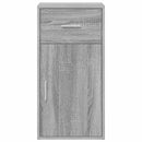 vidaXL Oldalszekrény fiókkal Szürke sonoma 38 x 34,5 x 75 cm Faanyag