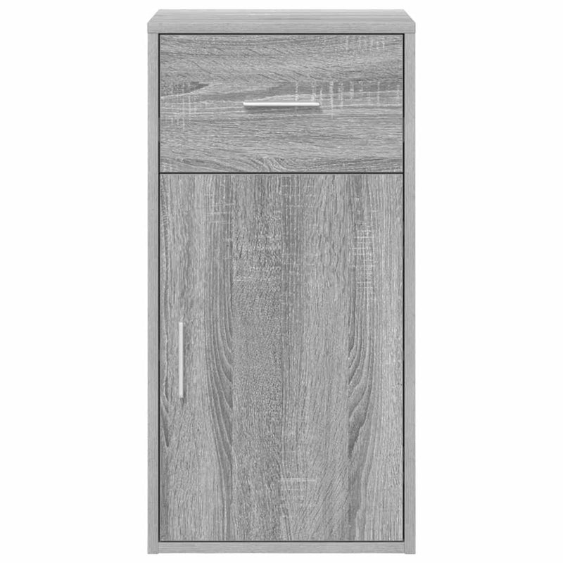 vidaXL Oldalszekrény fiókkal Szürke sonoma 38 x 34,5 x 75 cm Faanyag