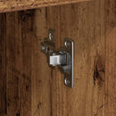 vidaXL Oldalszekrény fiókkal Régi fa 38 x 34,5 x 75 cm Faanyag