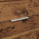 vidaXL Oldalszekrény fiókkal Régi fa 38 x 34,5 x 75 cm Faanyag