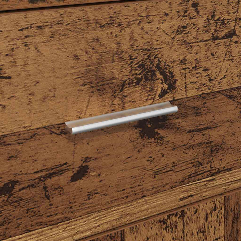 vidaXL Oldalszekrény fiókkal Régi fa 38 x 34,5 x 75 cm Faanyag