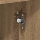 vidaXL Oldalszekrény fiókkal kézműves tölgy 38 x 34,5 x 75 cm Faanyag