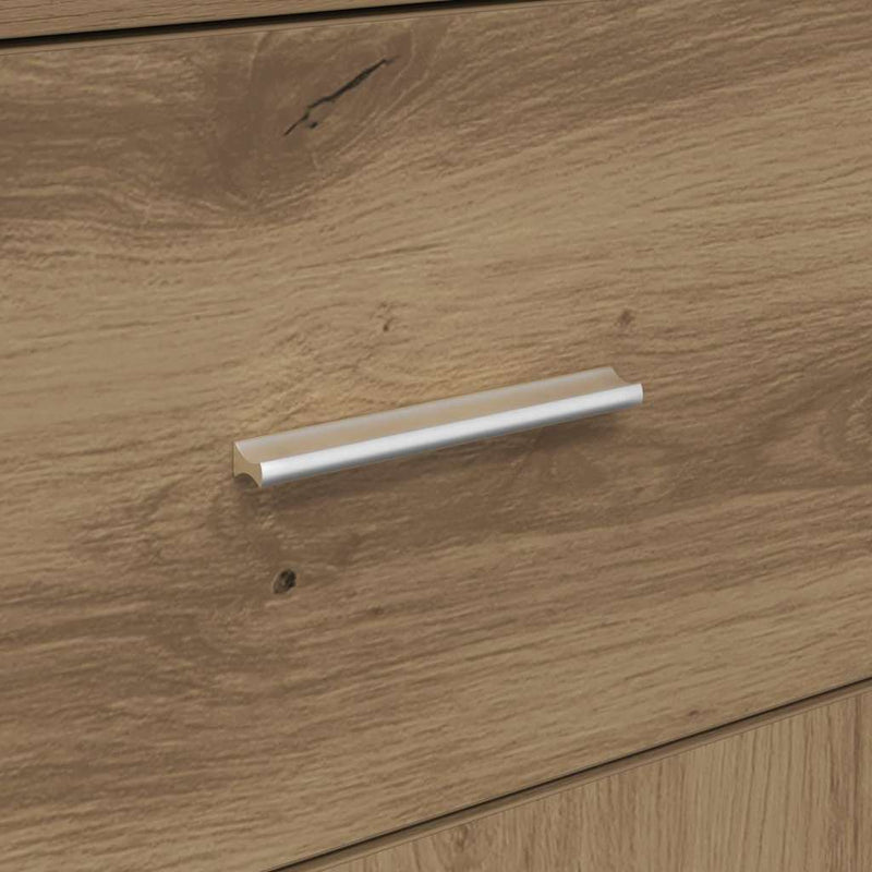 vidaXL Oldalszekrény fiókkal kézműves tölgy 38 x 34,5 x 75 cm Faanyag