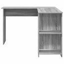 vidaXL Sarokíróasztal Szürke Sonoma 140 x 113,5 x 75 cm Faanyag
