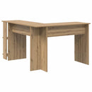 vidaXL Sarokíróasztal Artisan tölgy 140 x 113,5 x 75 cm Faanyag