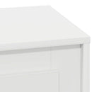 vidaXL Éjjeliszekrény Fehér 44 x 34,5 x 45 cm Faanyag