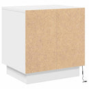 vidaXL Éjjeliszekrény Fehér 44 x 34,5 x 45 cm Faanyag