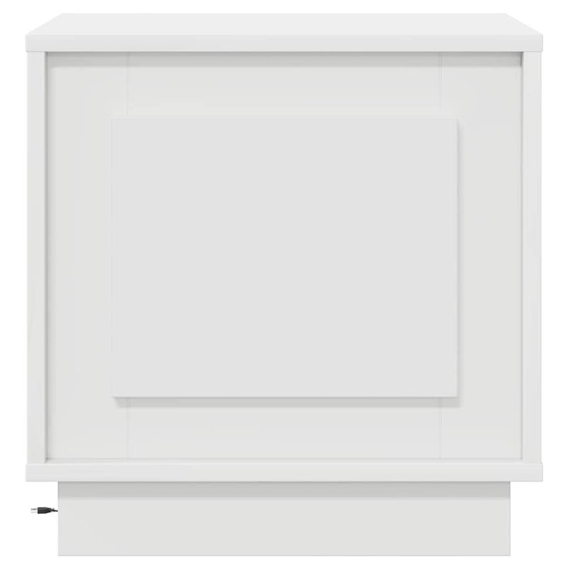 vidaXL Éjjeliszekrény tartalmaz Fehér 44 x 34.5 x 45 cm Faanyag