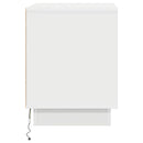 vidaXL Éjjeliszekrény tartalmaz 2 pcs Fehér 44 x 34.5 x 45 cm Faanyag