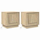 vidaXL Éjjeliszekrény 2 pcs Sonoma tölgy 44 x 34,5 x 45 cm Faanyag
