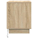 vidaXL Éjjeliszekrény 2 pcs Sonoma tölgy 44 x 34,5 x 45 cm Faanyag