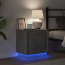 vidaXL Éjjeliszekrény tartalmaz Beton szürke 44 x 34.5 x 45 cm Faanyag