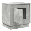 vidaXL Éjjeliszekrény Beton Szürke 44 x 34,5 x 45 cm Faanyag
