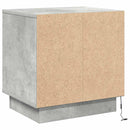 vidaXL Éjjeliszekrény Beton Szürke 44 x 34,5 x 45 cm Faanyag