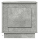 vidaXL Éjjeliszekrény tartalmaz Beton szürke 44 x 34.5 x 45 cm Faanyag
