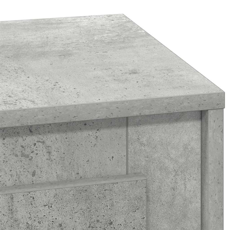 vidaXL Éjjeliszekrény 2 pcs Beton szürke 44 x 34.5 x 45 cm Faanyag