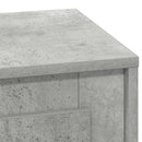 vidaXL Éjjeliszekrény 2 pcs Beton Szürke 44 x 34,5 x 45 cm Faanyag