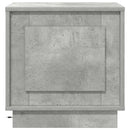 vidaXL Éjjeliszekrény 2 pcs Beton Szürke 44 x 34,5 x 45 cm Faanyag