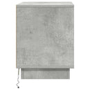 vidaXL Éjjeliszekrény 2 pcs Beton Szürke 44 x 34,5 x 45 cm Faanyag