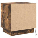 vidaXL Éjjeliszekrény 2 pcs Füstölt tölgy 44 x 34,5 x 45 cm Faanyag