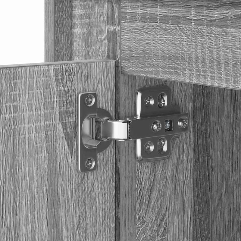 vidaXL Éjjeliszekrény tartalmaz Szürke 44 x 34.5 x 45 cm Faanyag