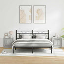 vidaXL Éjjeliszekrény tartalmaz 2 pcs Szürke 44 x 34.5 x 45 cm Faanyag