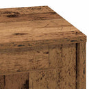 vidaXL Éjjeliszekrény 2 pcs Öreg fa 44 x 34,5 x 45 cm Faanyag