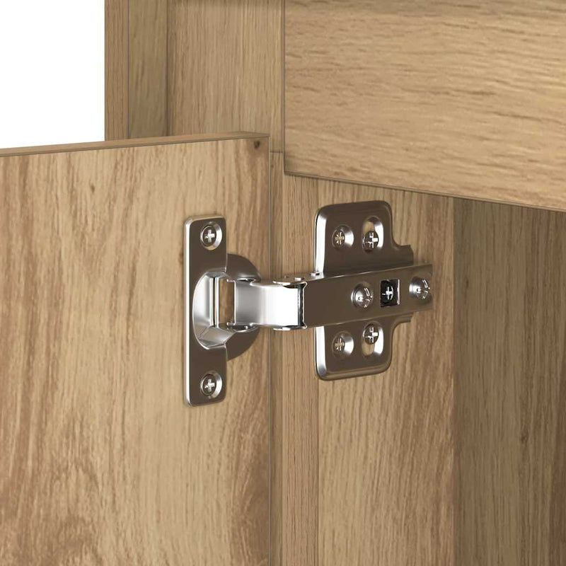 vidaXL Éjjeliszekrény Artisan tölgy 44 x 34.5 x 45 cm Faanyag