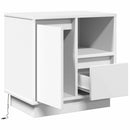 vidaXL Éjjeliszekrény fiókkal Fehér 50 x 34,5 x 50 cm Faanyag