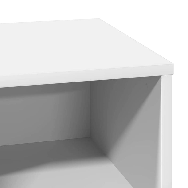 vidaXL Éjjeliszekrény fiókkal 2 pcs Fehér 50 x 34.5 x 50 cm Faanyag