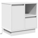 vidaXL Éjjeliszekrény fiókkal 2 pcs Fehér 50 x 34,5 x 50 cm Faanyag