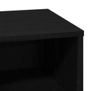 vidaXL Éjjeliszekrény fiókkal Fekete tölgy 50 x 34,5 x 50 cm Faanyag