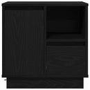 vidaXL Éjjeliszekrény 2 pcs Fekete tölgy 50 x 34,5 x 50 cm Faanyag