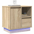 vidaXL Éjjeliszekrény fiókkal Sonoma tölgy 50 x 34,5 x 50 cm Faanyag