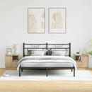 vidaXL Éjjeliszekrény 2 pcs sonoma tölgy 50 x 34.5 x 50 cm Faanyag