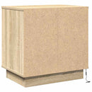 vidaXL Éjjeliszekrény 2 pcs Sonoma tölgy 50 x 34,5 x 50 cm Faanyag